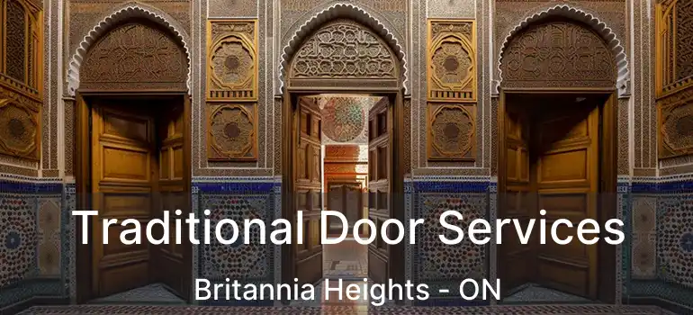 Traditional Door Services Britannia Heights - ON