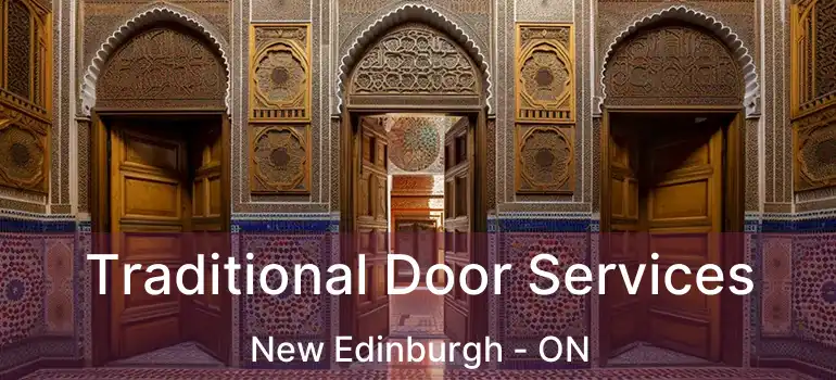 Traditional Door Services New Edinburgh - ON