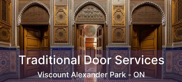 Traditional Door Services Viscount Alexander Park - ON