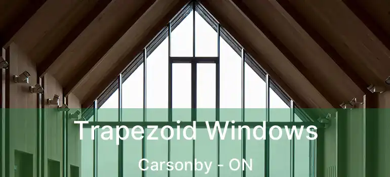 Trapezoid Windows Carsonby - ON