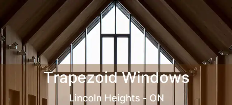 Trapezoid Windows Lincoln Heights - ON