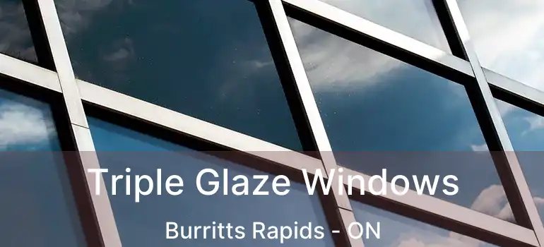  Triple Glaze Windows Burritts Rapids - ON