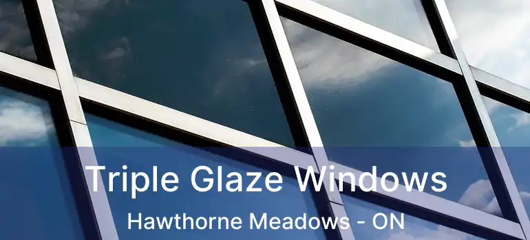  Triple Glaze Windows Hawthorne Meadows - ON