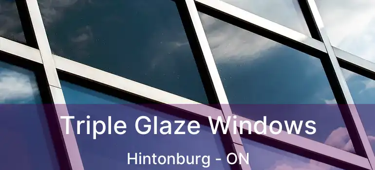  Triple Glaze Windows Hintonburg - ON