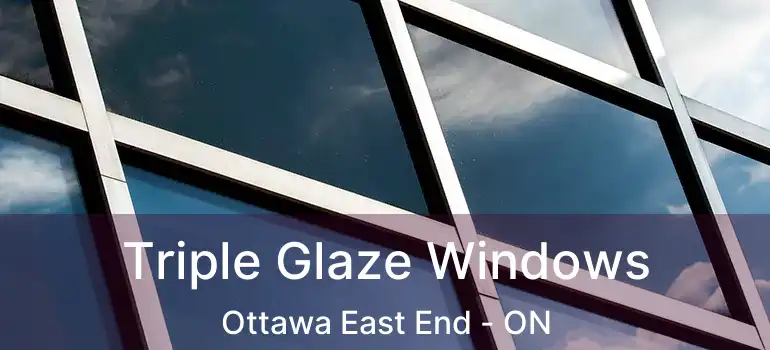  Triple Glaze Windows Ottawa East End - ON