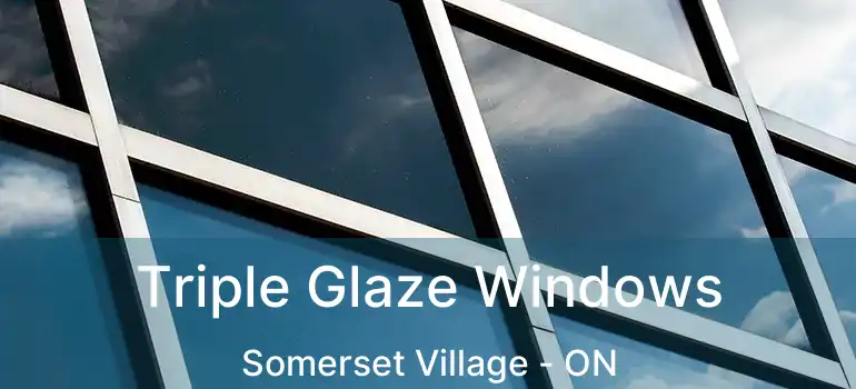  Triple Glaze Windows Somerset Village - ON