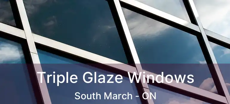  Triple Glaze Windows South March - ON