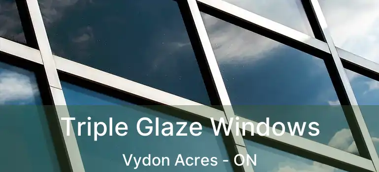  Triple Glaze Windows Vydon Acres - ON