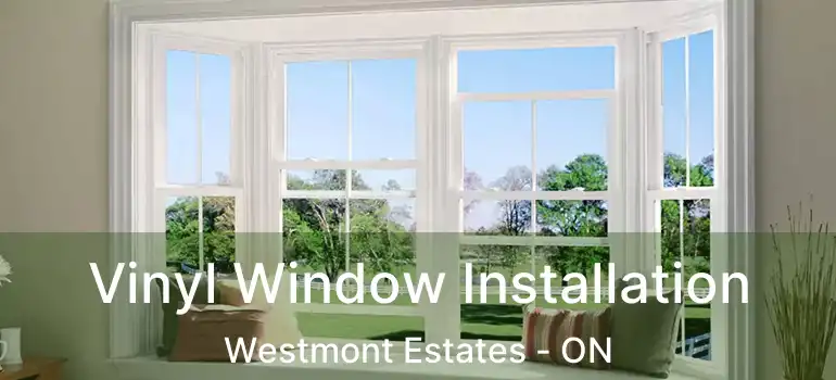  Vinyl Window Installation Westmont Estates - ON