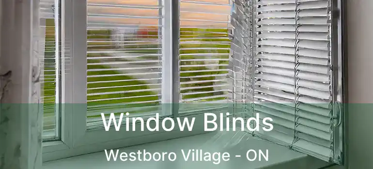 Window Blinds Westboro Village - ON