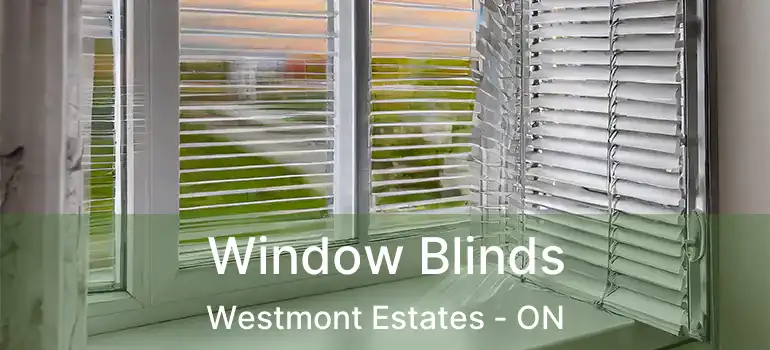 Window Blinds Westmont Estates - ON