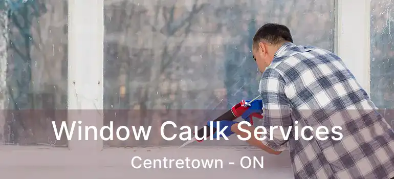 Window Caulk Services Centretown - ON