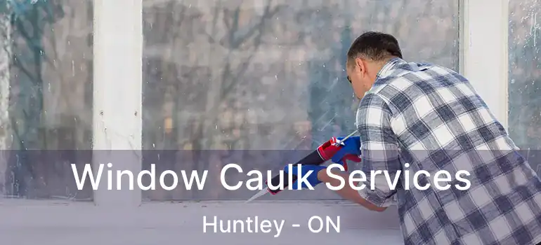 Window Caulk Services Huntley - ON