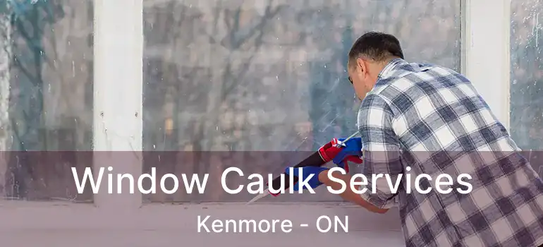 Window Caulk Services Kenmore - ON
