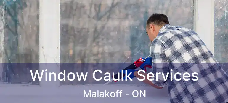 Window Caulk Services Malakoff - ON