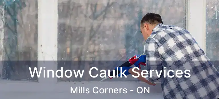 Window Caulk Services Mills Corners - ON