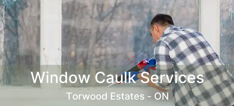 Window Caulk Services Torwood Estates - ON