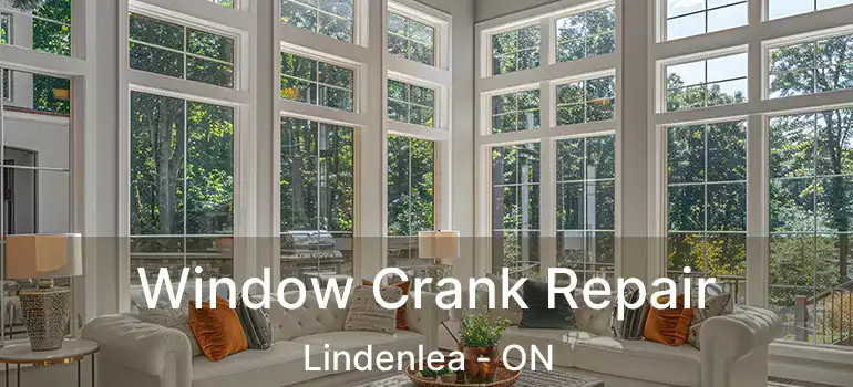  Window Crank Repair Lindenlea - ON