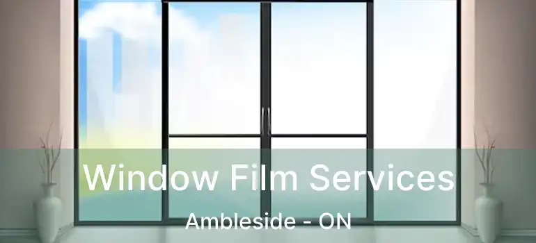  Window Film Services Ambleside - ON