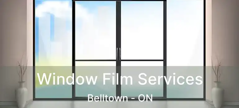 Window Film Services Belltown - ON