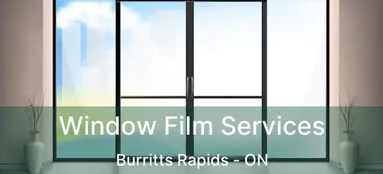  Window Film Services Burritts Rapids - ON