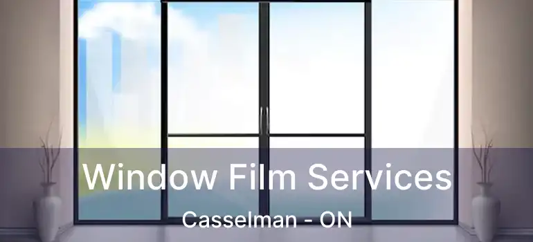 Window Film Services Casselman - ON