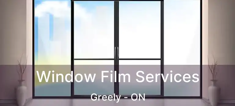 Window Film Services Greely - ON