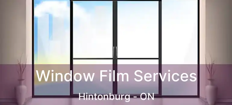Window Film Services Hintonburg - ON