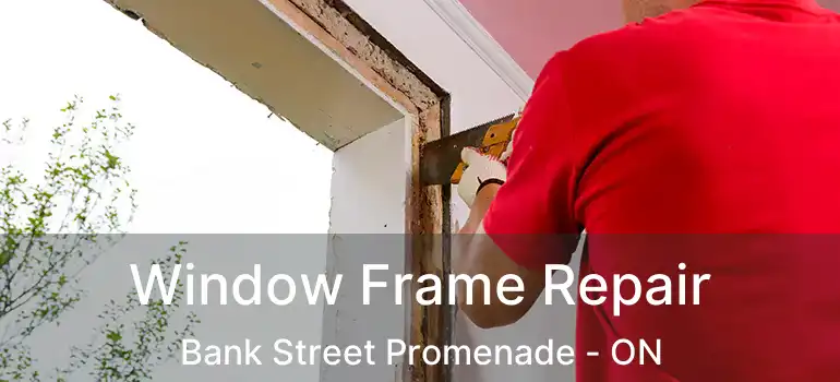 Window Frame Repair Bank Street Promenade - ON