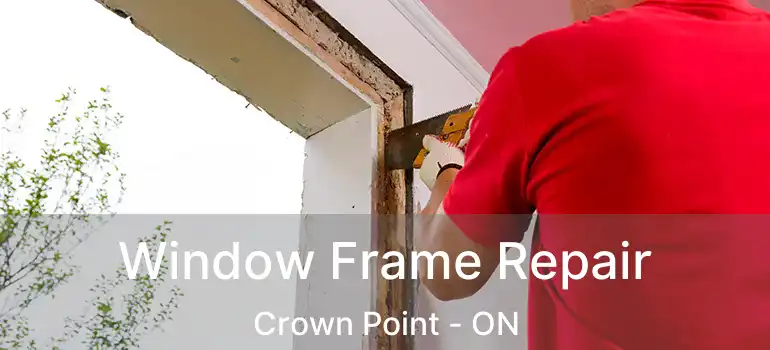 Window Frame Repair Crown Point - ON