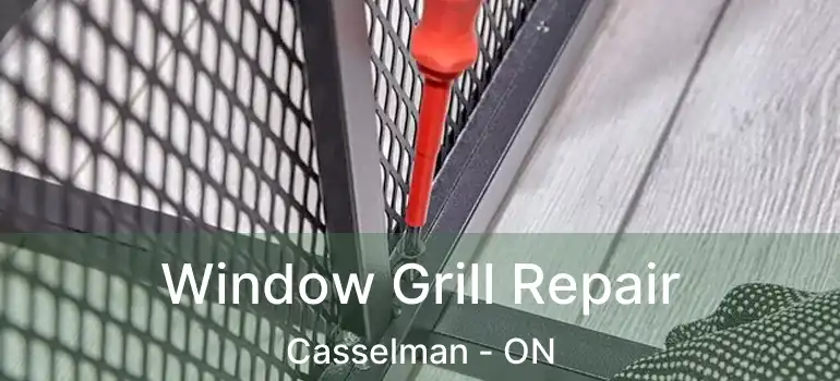  Window Grill Repair Casselman - ON