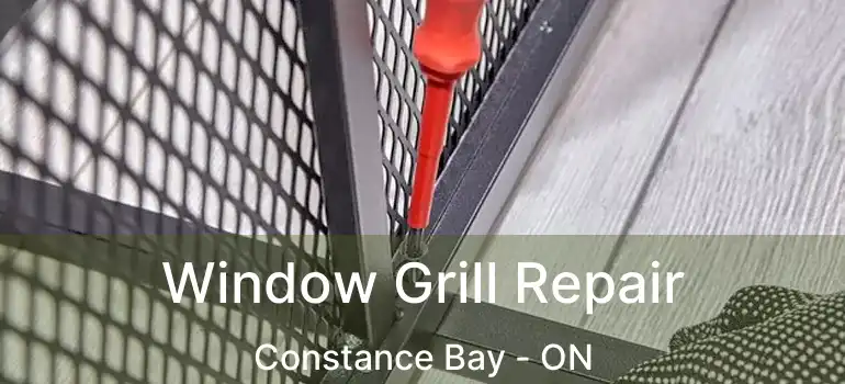  Window Grill Repair Constance Bay - ON