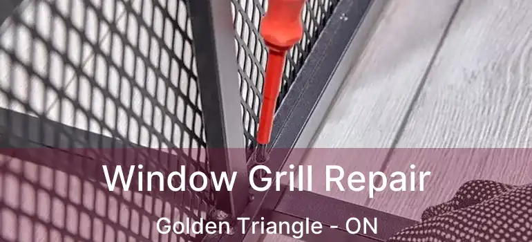  Window Grill Repair Golden Triangle - ON