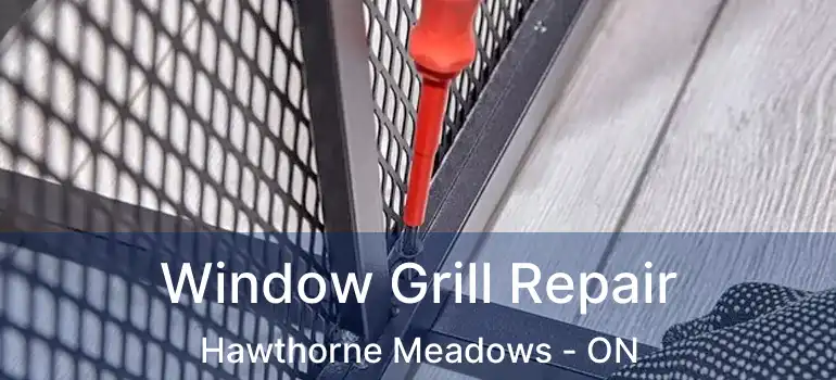  Window Grill Repair Hawthorne Meadows - ON