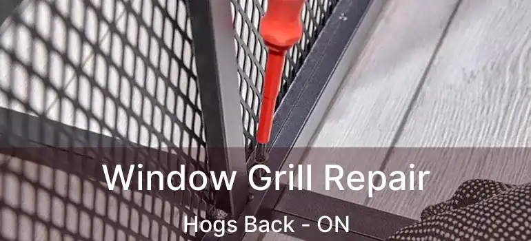 Window Grill Repair Hogs Back - ON