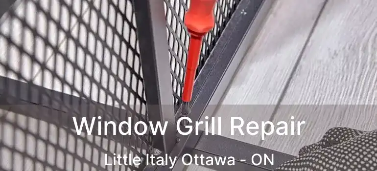  Window Grill Repair Little Italy Ottawa - ON