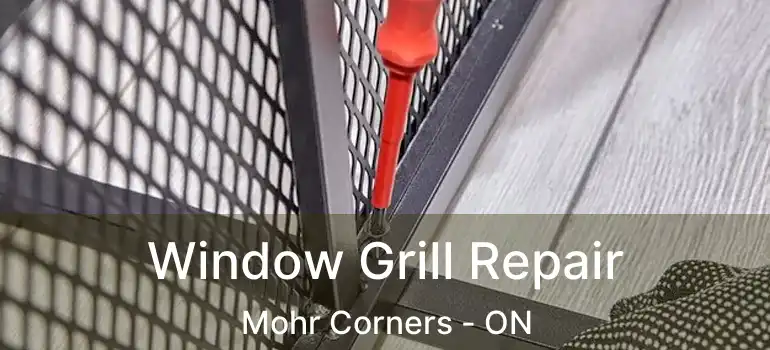  Window Grill Repair Mohr Corners - ON