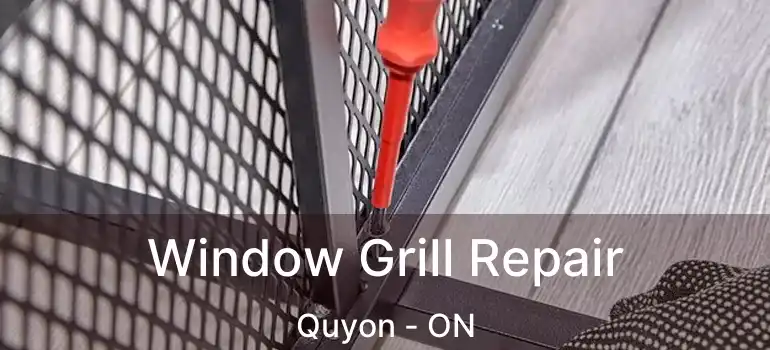  Window Grill Repair Quyon - ON