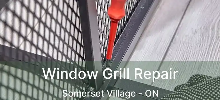  Window Grill Repair Somerset Village - ON
