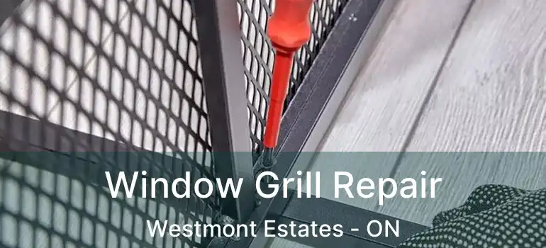  Window Grill Repair Westmont Estates - ON