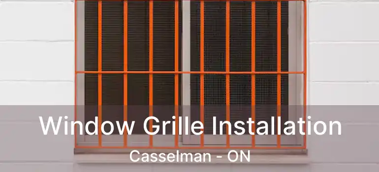  Window Grille Installation Casselman - ON