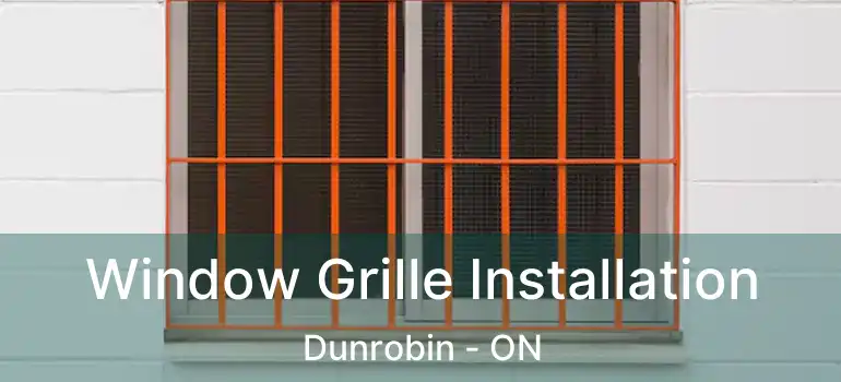  Window Grille Installation Dunrobin - ON