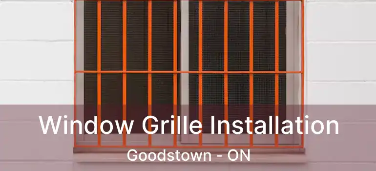  Window Grille Installation Goodstown - ON