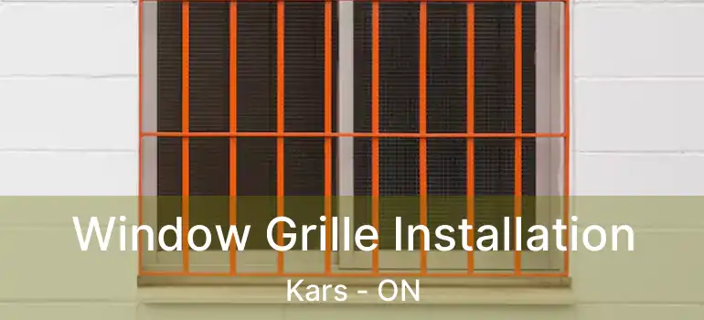  Window Grille Installation Kars - ON