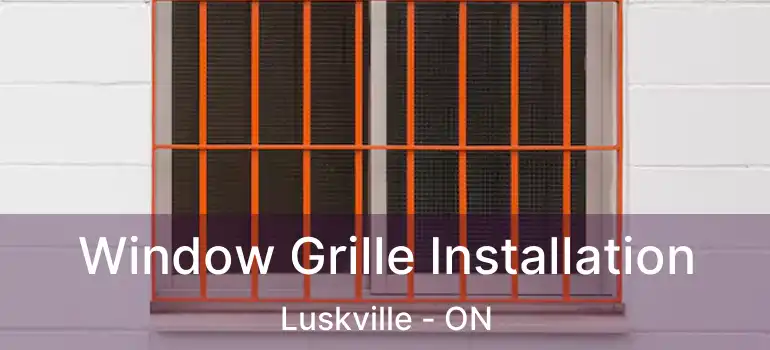  Window Grille Installation Luskville - ON