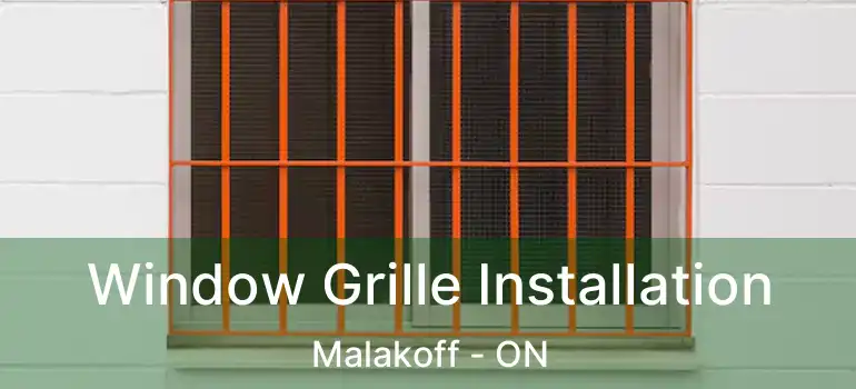  Window Grille Installation Malakoff - ON