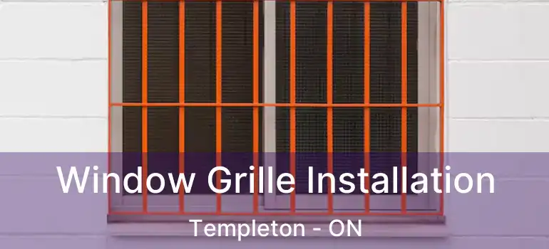  Window Grille Installation Templeton - ON