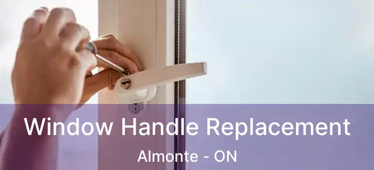 Window Handle Replacement Almonte - ON
