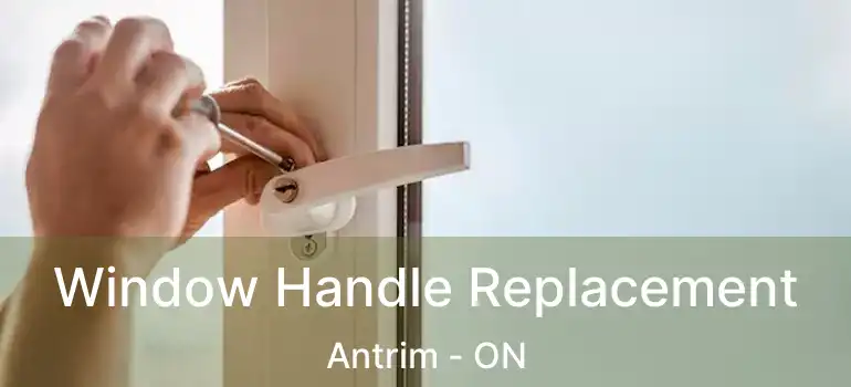 Window Handle Replacement Antrim - ON