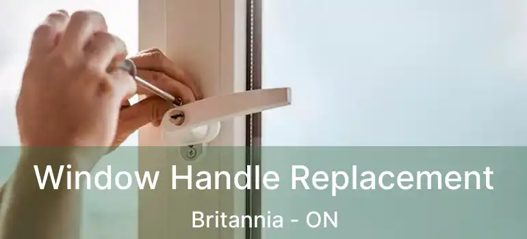 Window Handle Replacement Britannia - ON